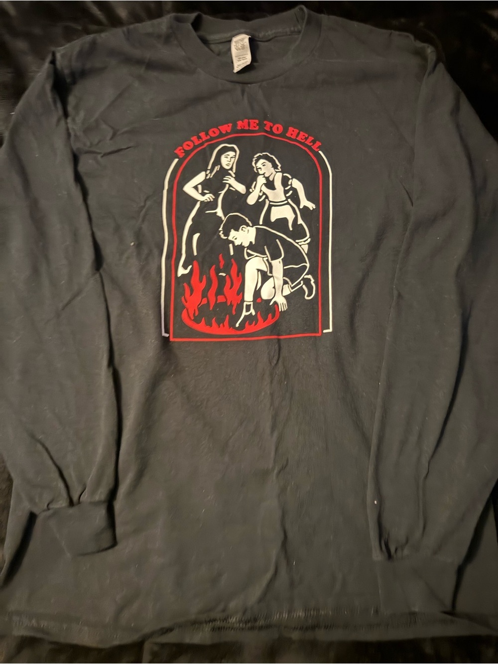 Wicked Clothes Black Long Sleeve Tee — Follow Me to Hell
